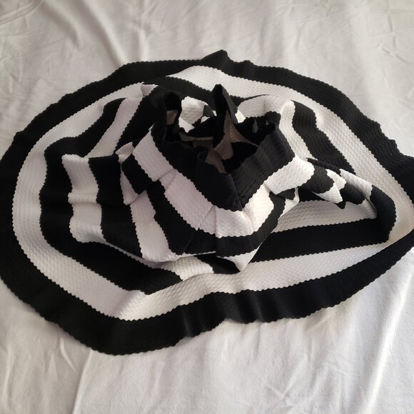 Black & White Striped Skirt [Express] [Size M] - Picture 4 of 4